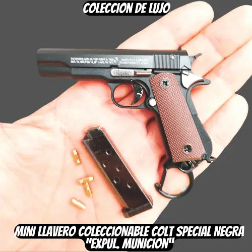 Llavero tipo Colt 1911 Tactical Elite - Edición de 7.8 cm con Ciclo de Eyección