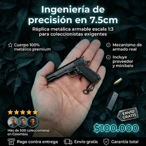Llavero tipo Colt 1911 "Heritage Edition" - Coleccionismo de Precisión 1:3