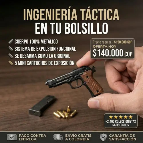 Mini llavero Beretta Cachas Cafe (EXP. MUNICION) - Escala 1:3